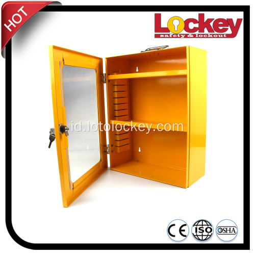 Kombinasi Kuning Steel Lockout Tagout Box
